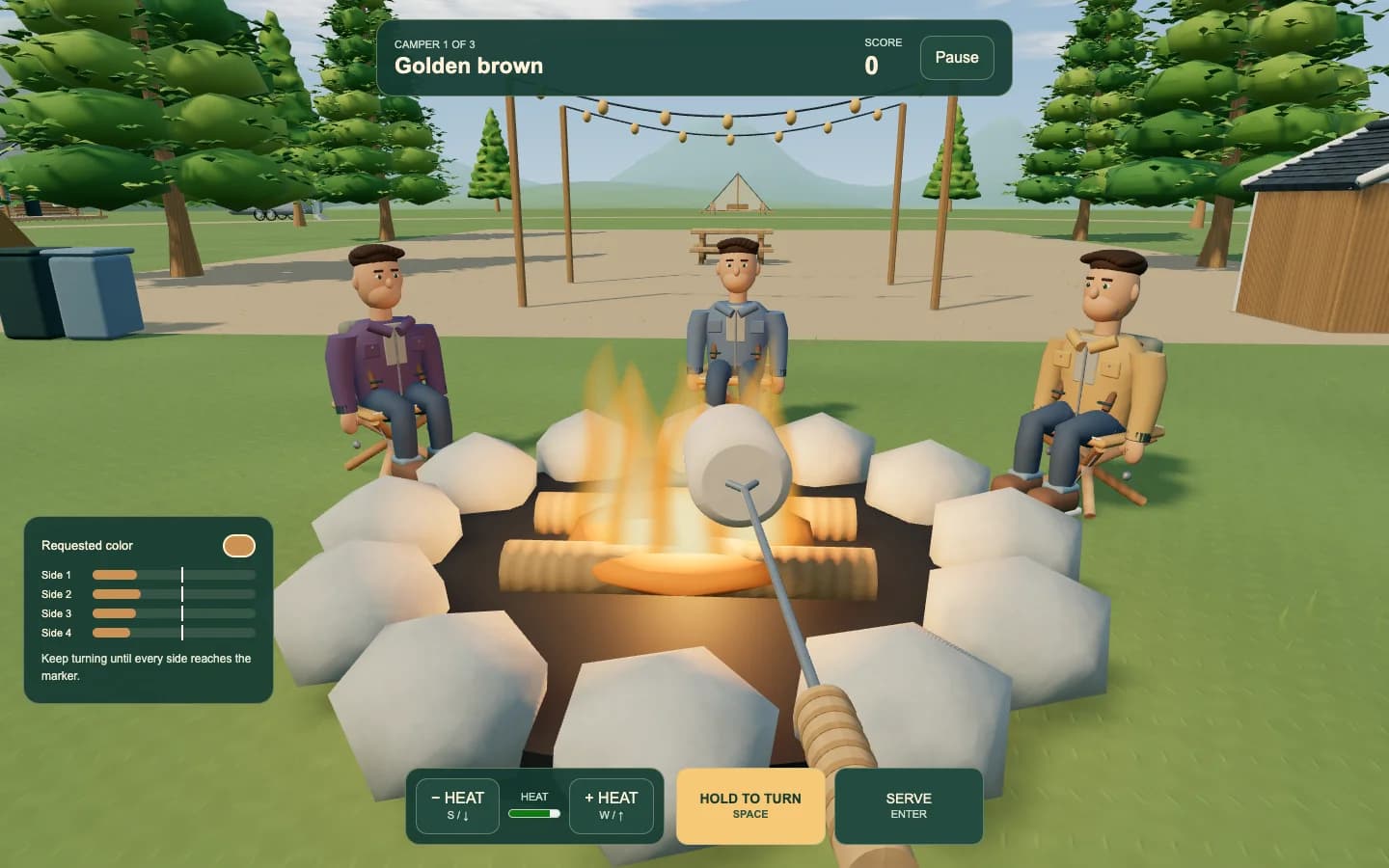 CAMPFIRES gameplay in Land