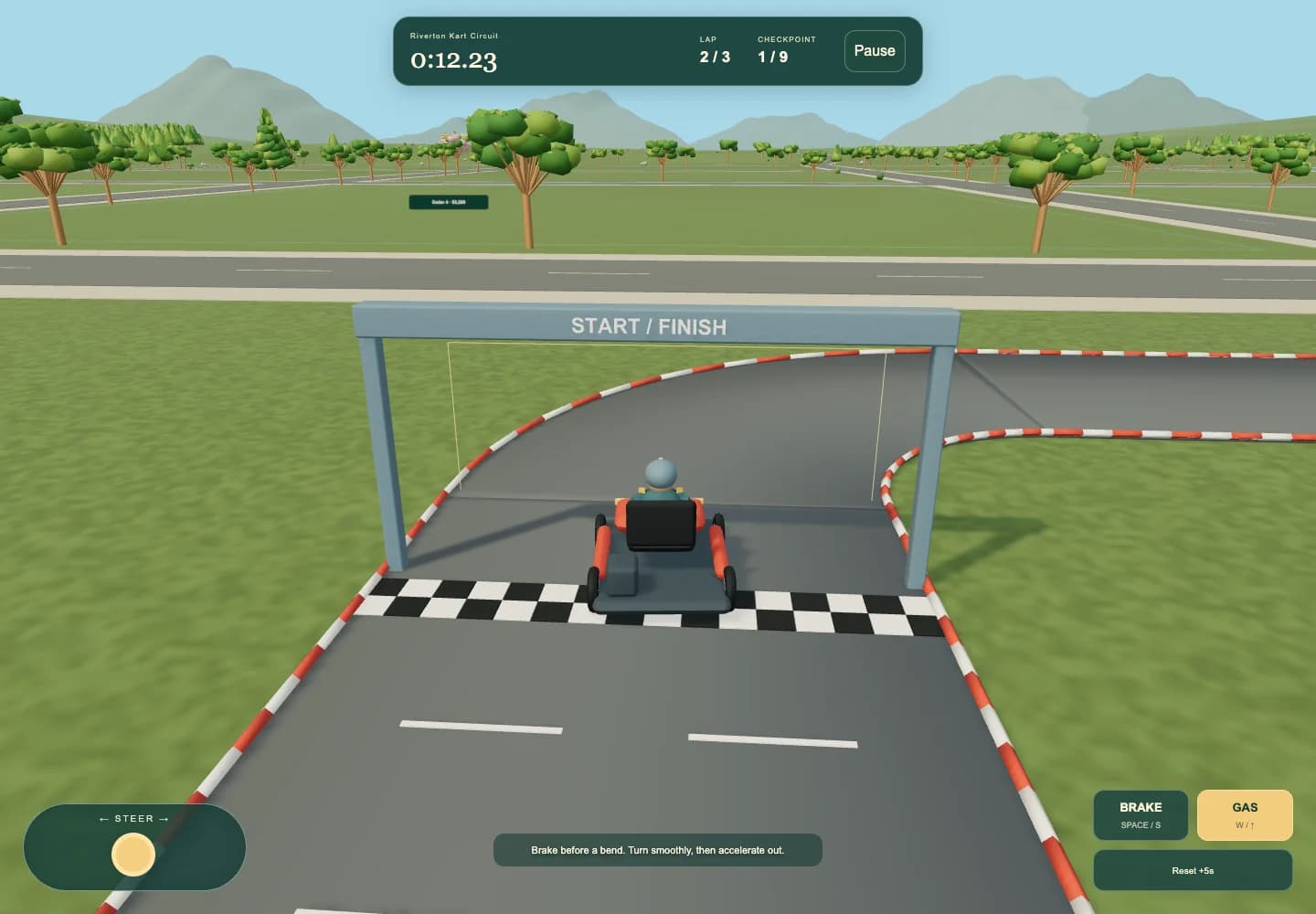 KARTING gameplay in Land